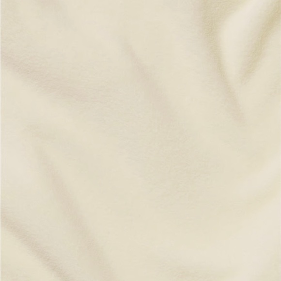 Victoria Secret Pink Pajama Set Cream Short & Hoodie 2Pc Set Polar Fleece NWT XL - Picture 7 of 9